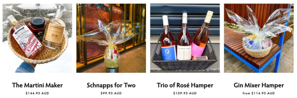 Canberra Wine and Spirit Merchants Gifts