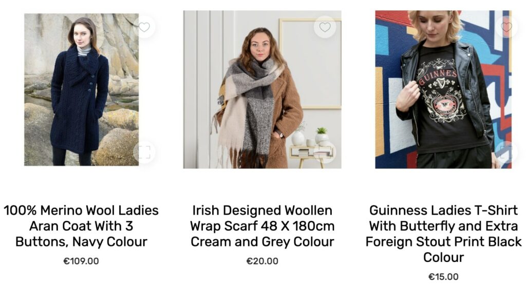 Carrolls Irish Gifts Homepage