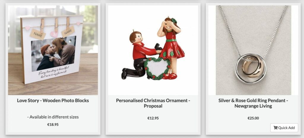 Gifts Homepage