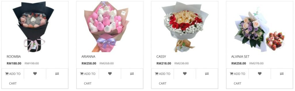 HEVA Gifts Homepage