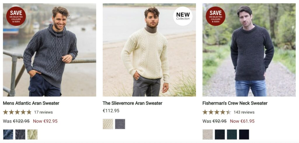 The Irish Store's Homepage