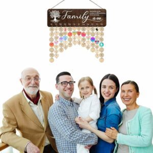Personalized Calendar with Family Photos and Special Dates